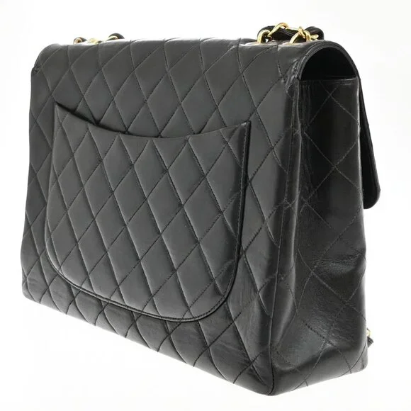 CHANEL CC Matelasse 30 Chain Shoulder Bag Leather Black GHW Vintage 359RF616 - Picture 4 of 16